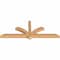 Ekena Millwork Redmond Smooth Timber Gable Bracket, Western Red Cedar, 72"W x 27"H x 3 1/2"D x 3 1/2"F, 9/12 Pitch GBW072X27X0404RED00SWR - alternate 3